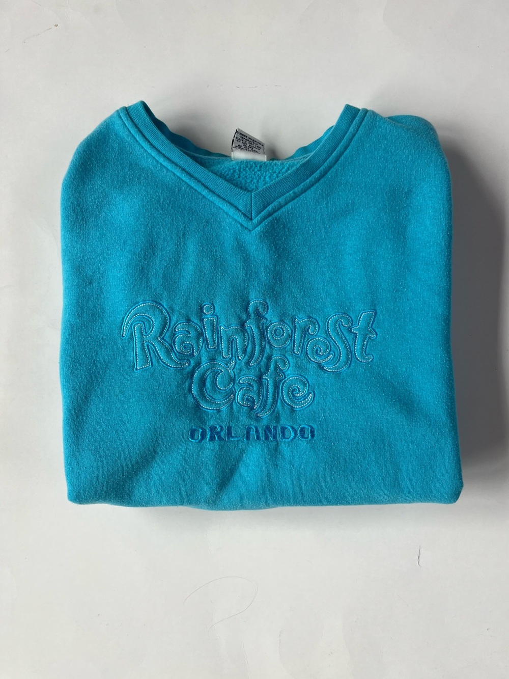 Rainforest Cafe Orlando Embroidered Sweatshirt, Size Medium